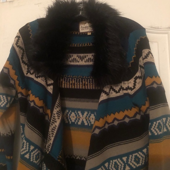 southwestern sweater jacket - Picture 2 of 4